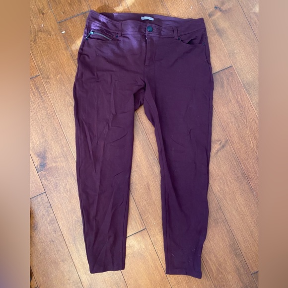 Maroon jeggings - Picture 4 of 4